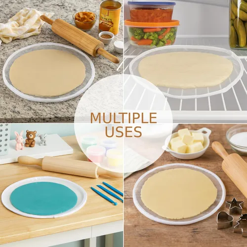Vista 2 de Mrs. Anderson's Baking Easy No-Mess - Bolsa para hacer corteza para tartas, sin BPA, 11 pulgadas, juego de 2