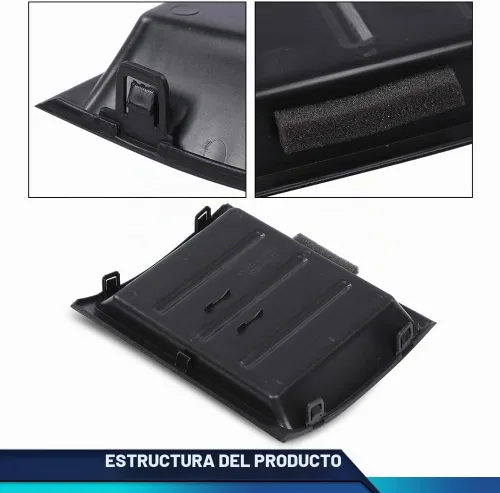 Vista 4 de PIT66 Caja de almacenamiento con bisel superior negro para Nissan Xterra