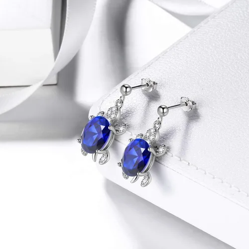 Vista 8 de Aurora Tears Tutrle Jewelry 925 Sterling Silver Women Sea Animal Turtle NecklaceEarringRingBracelet Crystal Cubic Zirconia Jewelry