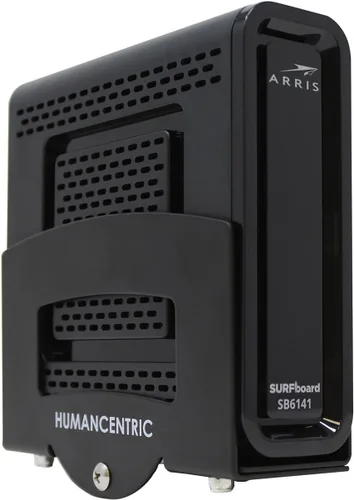 Vista 9 de HumanCentric Soporte de pared ajustable para dispositivo, caja de cable y soporte para módem, adaptador de pared ajustable para dispositivos