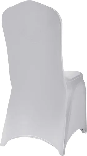 Vista 133 de Funda de elastano para silla, 12 unidades, fundas para silla, fundas para sillas de sala de estar, funda extraíble lavable y elástica para silla