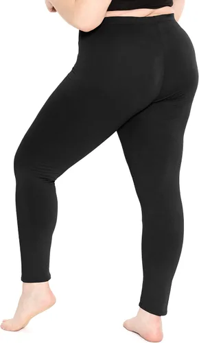 Vista 3 de Leggings de algodón para mujer talla grande elásticos XG 7X Fabricados en Estados Unidos