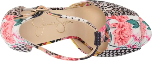 Vista 5 de Jessica Simpson Danny 10 - Sandalias de plataforma con tacón de bloque para mujer