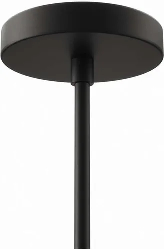 Vista 4 de Modway Penrose - Lámpara de araña de 6 luces, color negro, 25 x 25 x 72 pulgadas