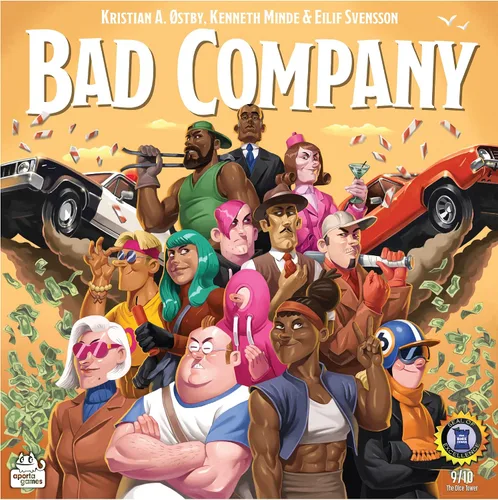 Vista 2 de Matagot Bad Company - Juego de mesa Juego de estrategia de colección temática de atraco de pandillas Divertido juego familiar para niños
