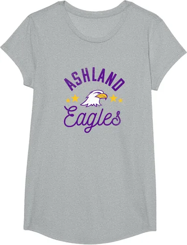 Vista 13 de Ashland University Camiseta con logotipo de Eagles, Gris