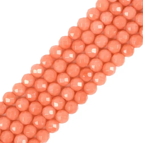 Vista 38 de Cuentas Redondas Facetadas de Ópalo Verde de 4 mm Sueltas de 16 Pulgadas para Hacer Joyas