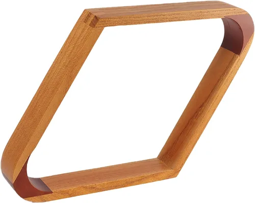 Vista 16 de GSE Games & Sports Expert Triángulo de Billar de Madera Maciza para 8 Bolas / Rombo para 9 Bolas, Porta Bolas de Billar para Bolas de Billar