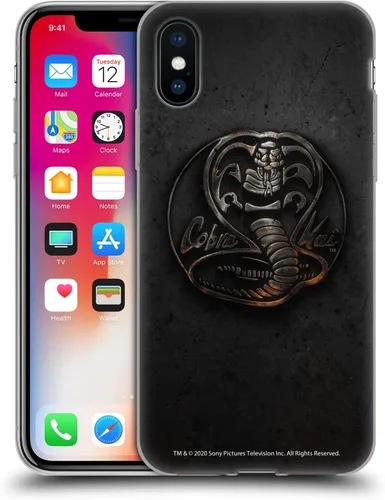 Vista 177 de Head Case Designs Funda de gel suave con licencia oficial de Cobra Kai Gold Medal Graphics compatible con Apple iPhone 7 Plus/iPhone 8 Plus