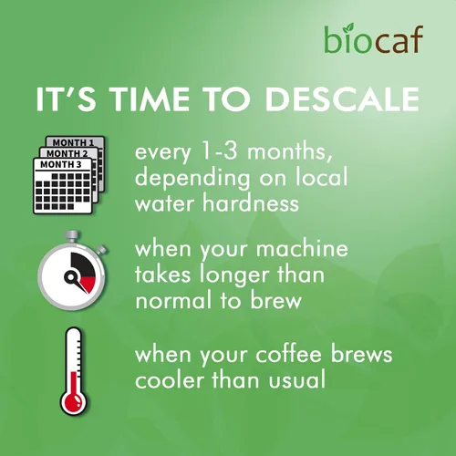 Vista 4 de Urnex Máquina de café expreso Full Circle – 2 paquetes de un solo uso – Polvo descalcificador seguro en Keurig Delonghi Nespresso Ninja Hamilton