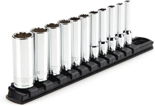Vista 11 de TEKTON Juego de llaves de vaso de 12 puntos de 1/4 pulgadas, 11 piezas SHD90103