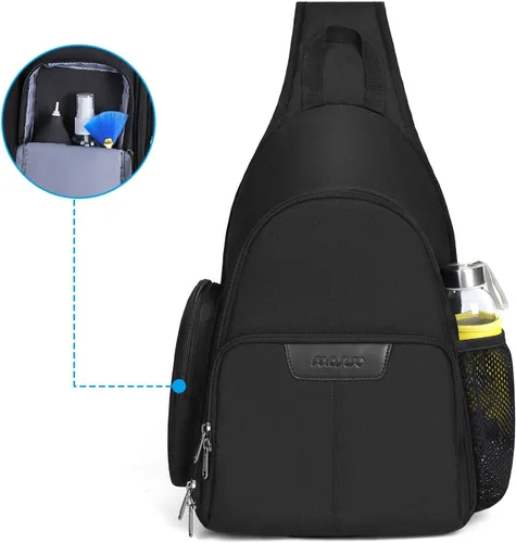 Vista 3 de MOSISO Mochila para cámara con funda completa abierta para cámara DSLR/SLR/sin espejo, con soporte para trípode y funda impermeable y inserciones