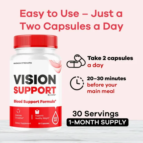 Vista 4 de Apoyo de la visión: suplemento de apoyo a la visión, cápsulas de apoyo a la visión, Vision Support Plus, fórmula de apoyo a la visión, píldoras