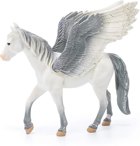 Vista 3 de Schleich bayala - Figura de unicornio Pegaso de princesa mítica, con alas moradas, juguete imaginativo altamente duradero y divertido para niños