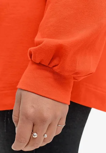 Vista 5 de Ellos Sudadera tipo túnica con mangas tipo blusón de talla grande para mujer