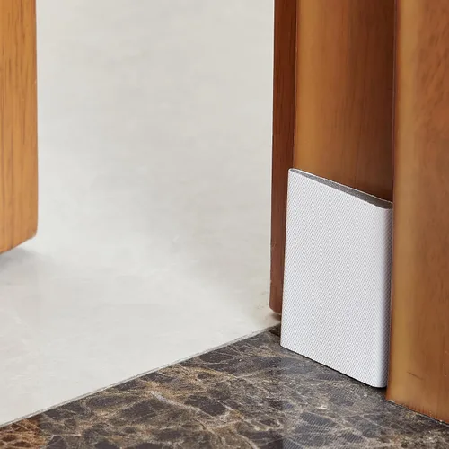 Vista 6 de QDiShi 6 sellos autoadhesivos para esquinas de puerta, sello de marco de puerta, burletes de espuma para protección contra corrientes de aire