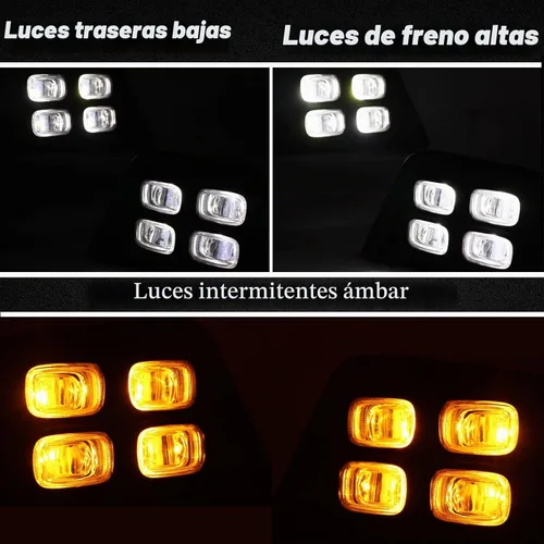 Vista 3 de Switchback - Lámpara LED antiniebla frontal color blanco y ámbar, luz intermitente LED intermitente para 2012-2015 compatible con accesorios Toyota