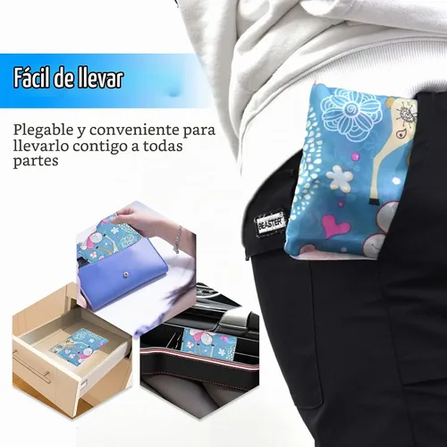 Vista 4 de 6 bolsas de comestibles reutilizables extragrandes de 50 libras, bolsas de compras plegables para comestibles, bolsa de playa, bolsas de nailon