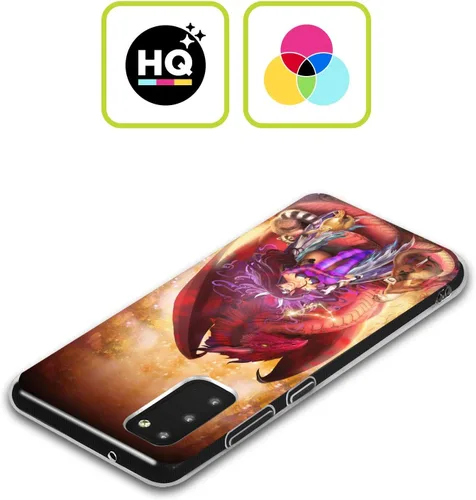 Vista 2 de Head Case Designs Officially Licensed Ruth Thompson Capricorn Dragons Gel Case [Military Grade Protection] Compatible with Samsung Galaxy A07 4G and