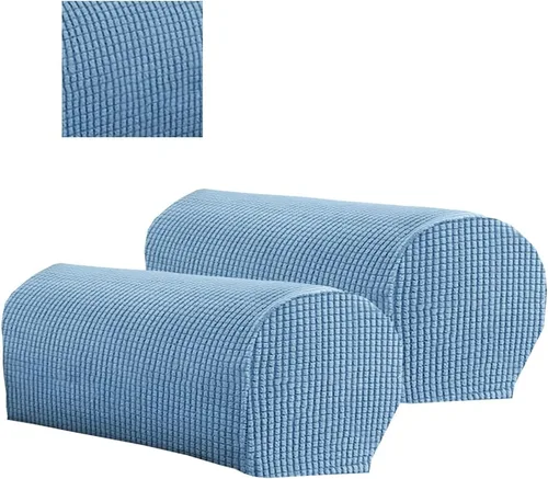 Vista 17 de 2 fundas de poliéster para reposabrazos de sofá, funda para sillón, fundas antipolvo, protector de muebles suave y cómodo para sofá, silla reclinable