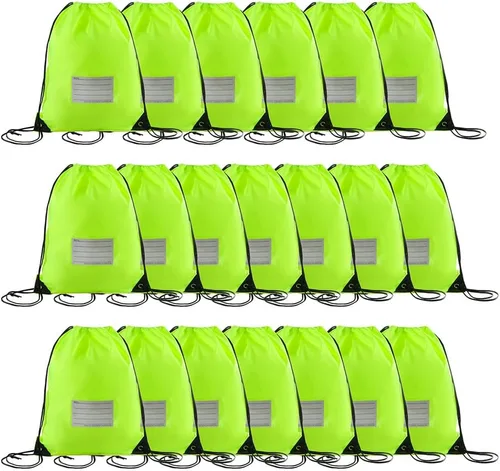 Vista 68 de CODOBON Paquete de 20 bolsas con cordón, mochila de cuerda de dibujo a granel, bolsa de bricolaje para gimnasio, deportes, bolsa para mujeres