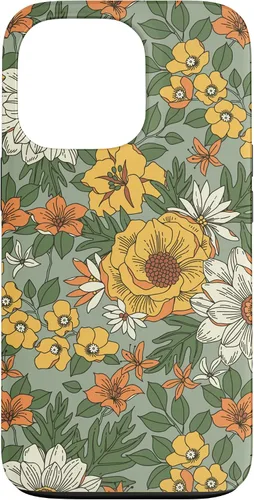 Vista 10 de Yellow Wildflower Summer Flowers Botanical Graphic Floral Case for iPhone 16