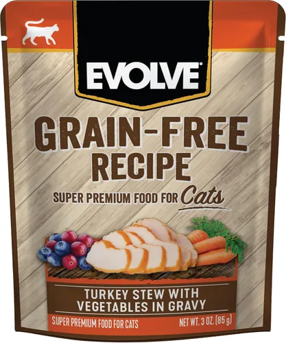 Vista 12 de Evolve Comida clásica hecha a mano con receta de pollo para gatos (paquete de 15)