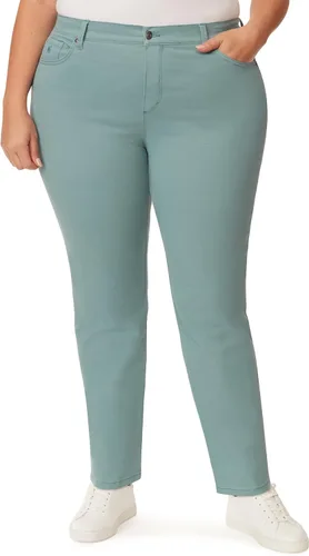 Vista 49 de Gloria Vanderbilt - Pantalones de mezclilla Amanda clásicos de tiro alto y pierna cónica petite para mujer Begonia Bloom