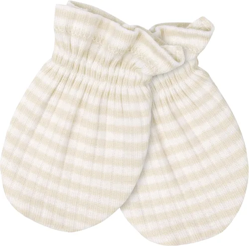 Vista 3 de Just Born Juego de 4 gorros y manoplas para bebé niña