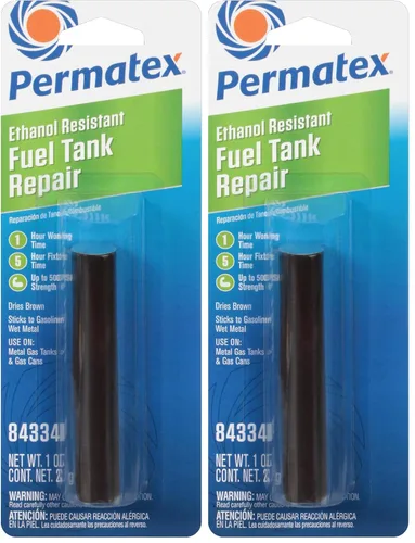 Vista 2 de Permatex 84334 Varilla de reparación de tanque de combustible con epoxi - 1 oz., Negra