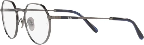 Vista 3 de Ray-Ban RX8265v Jack - Marcos redondos de titanio para gafas graduadas
