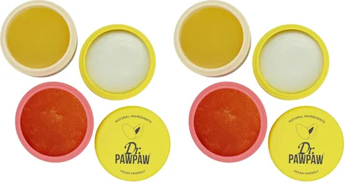 Vista 10 de Dr. PawPaw - Exfoliante Labial y Bálsamo Labial Dúo - Bálsamo Labial Hidratante con Pawpaw, Aloe, Aceites de Oliva y Ricino - Exfoliante Labial