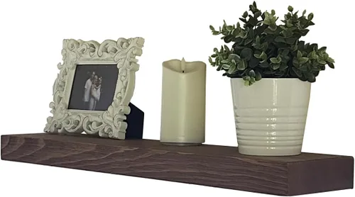 Vista 46 de joelsantiques Estantes flotantes de madera de 18 pulgadas para pared, 18 x Beige