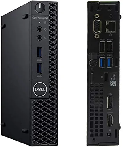 Vista 4 de Dell OptiPlex 3060 Micro PC con Intel Core i3-8100T 3.1 GHz, 8 GB de RAM, unidad de estado sólido de 128 GB, Windows 11 Pro (renovado)