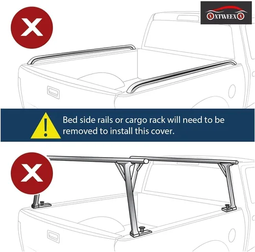Vista 4 de Funda enrollable suave con bandera estadounidense para Ford F-150 2015-2026 de 5.5 pies para caja Styleside/Fleetside Truck Cargo Topper