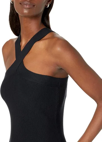 Vista 3 de The Drop Vestido tipo suéter midi estilo halter Brunia para mujer