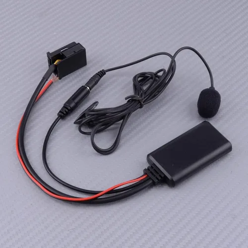 Vista 3 de Audio Bluetooth 5.0 adaptador de cable de alta fidelidad w/h kit de micrófono apto para BMW Z4 E85 E86 X3 E83 Mini Cooper R50 R53