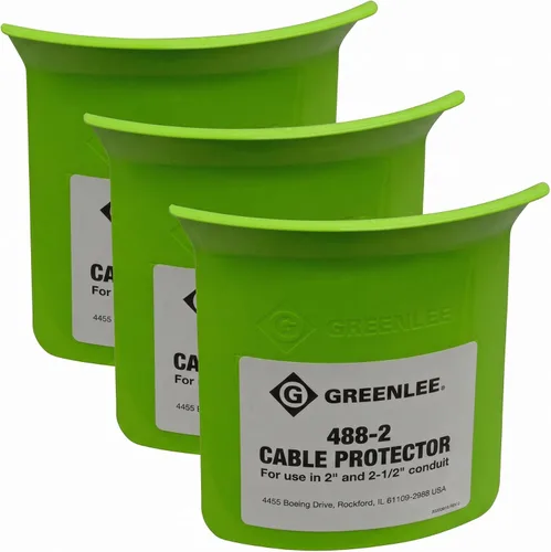 Vista 2 de Greenlee 488-3 Protector de cable para extractor de cables, para conductos de 3 pulgadas a 6 pulgadas
