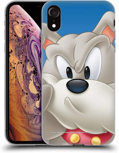 Vista 65 de Head Case Designs Funda de gel de cara completa con licencia oficial de Tom y Jerry Jerry [protección de grado militar] compatible con Apple iPhone