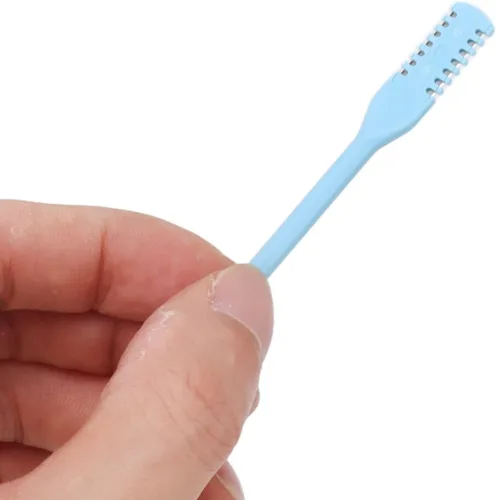 Vista 7 de 8 Uds. Cuchillo cortador de pelo de nariz, cuchillo de nariz, herramienta de recogida manual de pelo de nariz, herramienta portátil para doble
