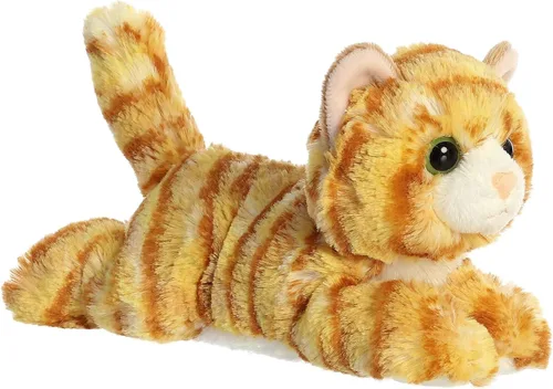 Vista 103 de Aurora® Adorable Mini Flopsie™ Mei Mei™ Animal de peluche, facilidad juguetona, compañeros atemporales, color blanco, 8 pulgadas