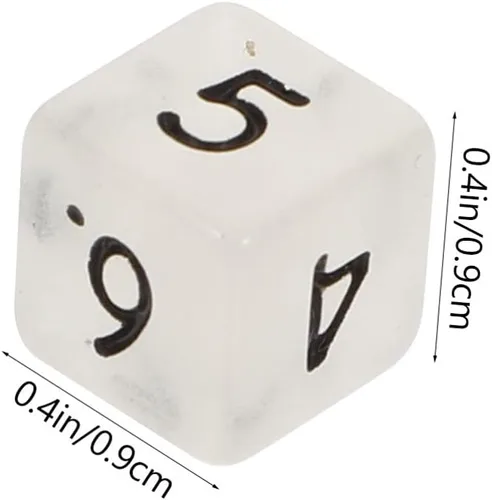 Vista 5 de Uonlytech Juego de 7 mini dados brillantes de 0.394 in, poliédricos que brillan en la oscuridad, juego de dados luminosos para jugar juegos de rol