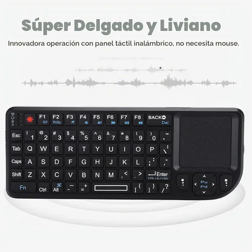 Vista 5 de Ejoyous Teclado táctil mini delgado USB recargable Touchpad para /4