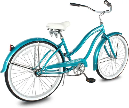 Vista 2 de MICARGI Frenos retro de 26" para bicicleta de playa Cruiser para mujer