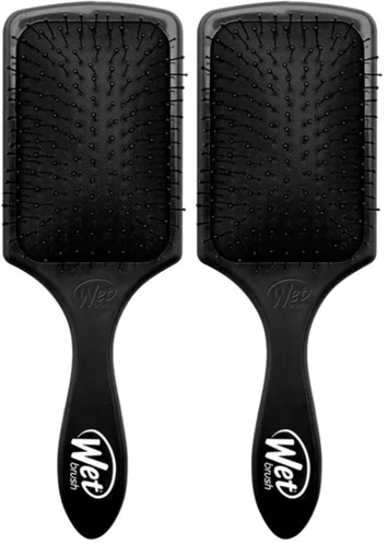 Vista 17 de Wet Brush Cepillo desenredante para el cabello, exclusivo de Amazon, cerdas IntelliFlex ultrasuaves con diseño AquaVent, ideal para tratamiento