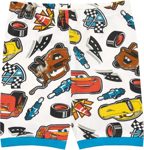 Vista 8 de Disney Cars Pijamas Juego de pijamas para niños de Rayo McQueen Pijamas para niños de ajuste ceñido
