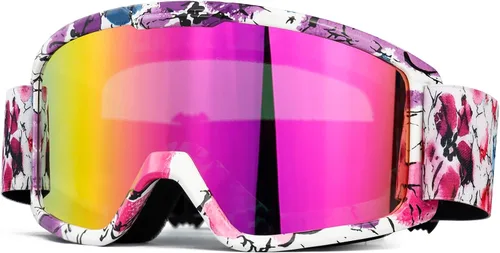 Vista 11 de SPOSUNE Gafas de esquí y nieve, resistentes al viento, antivaho, protección UV para hombres y mujeres, motocross, motocicleta, ATV, todoterreno, OTG