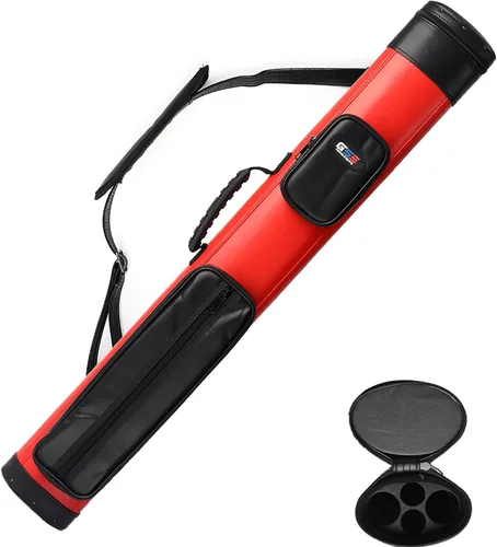 Vista 18 de GSE Games & Sports Expert Estuche de transporte para taco de billar duro de lujo 2x2, estuche para taco de billar, accesorios de billar