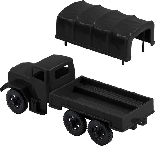 Vista 4 de TimMee - Camiones de plástico para hombre, color negro, M34 Deuce y media carga, fabricados en EE. UU