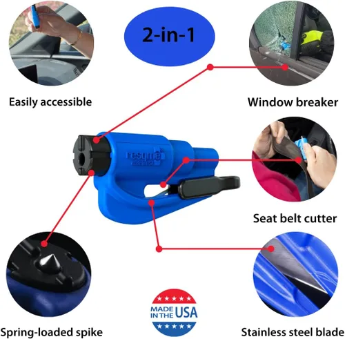 Vista 3 de Resqme GBO-RQM The Rescue Tool Keyring